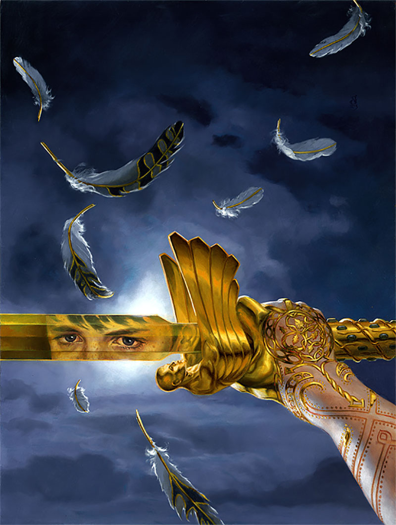 Illustration for article titled DualShock, Paint On Canvas, 2015